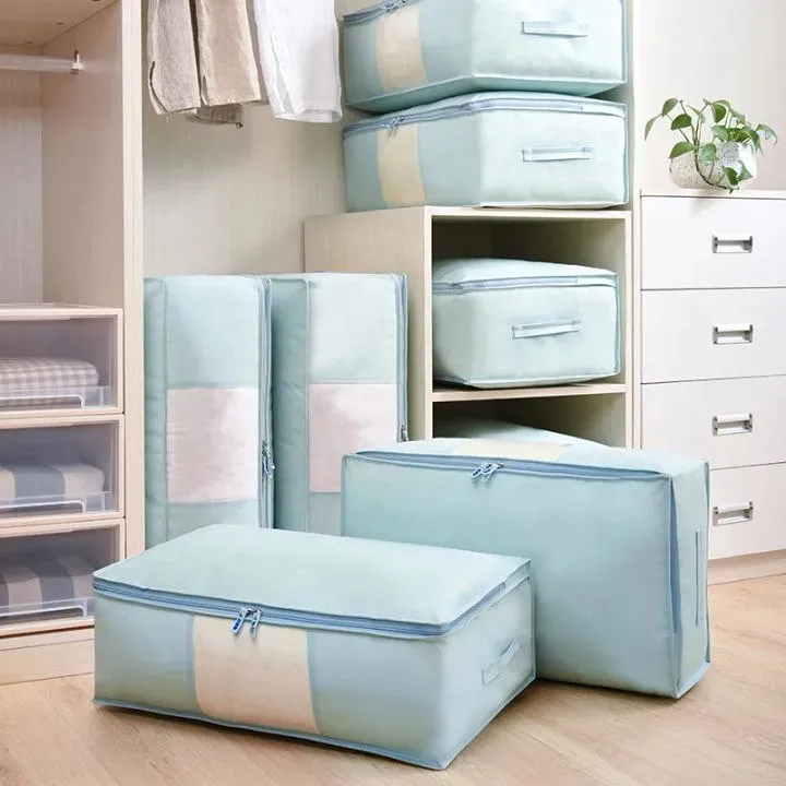 حقائب الترتيب و التنظيم  لتخزين الملابس و الأغطية و الأفرشة بحجم كبير - offre Pack Des Pieces de Rangement couette et oreiller